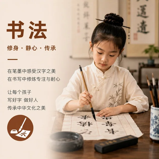 天梵艺术培训书法课程